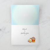 L Shanah Tovah! Een goede en Zoete Honing van het Kaart (Binnen)