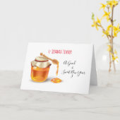 L Shanah Tovah! Een goede en Zoete Honing van het Kaart (Gele Bloem)