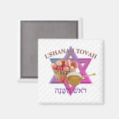 L SHANAH TOVAH MAGNEET (Voorkant / Achterkant)