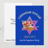 L SHANAH TOVAH | Rosh Hashanah Feestdagenkaart (Voorkant / Achterkant)