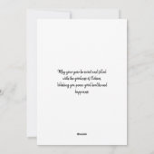 L SHANAH TOVAH | Rosh Hashanah Feestdagenkaart (Achterkant)