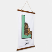 L staat voor... Gepersonaliseerd Hangend Wandkleed (Gebogen)