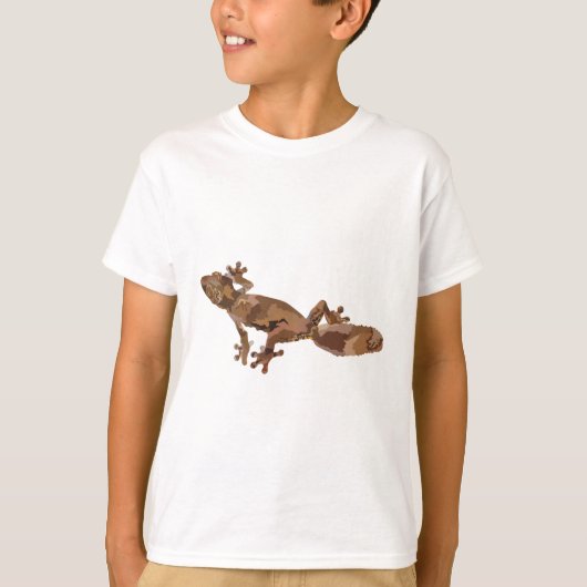 L staat voor Leaf Tailed Gecko T-shirt (Voorkant)