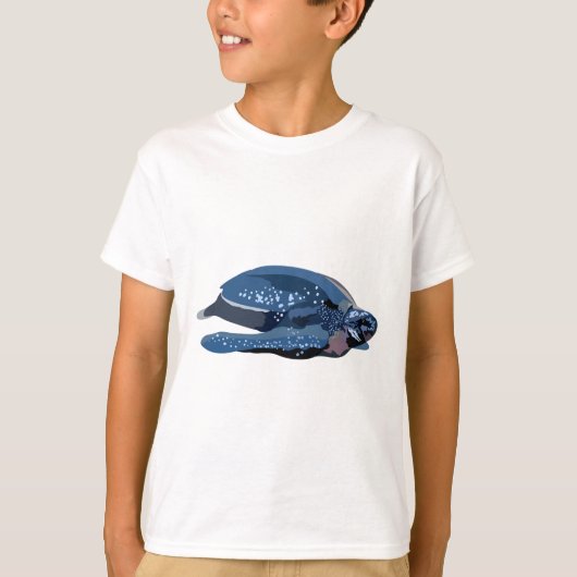 L staat voor Leatherback Turtle T-shirt (Voorkant)