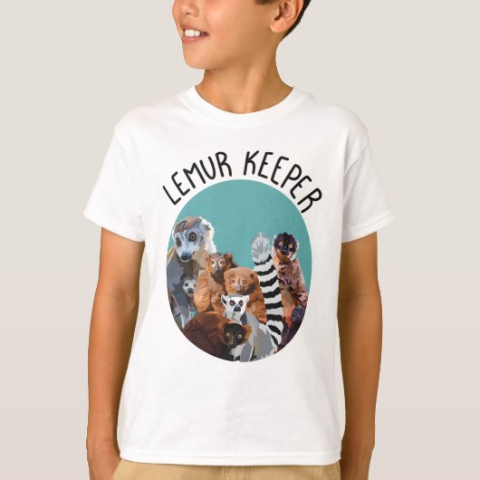 L staat voor Lemur Keeper T-shirt (Voorkant)