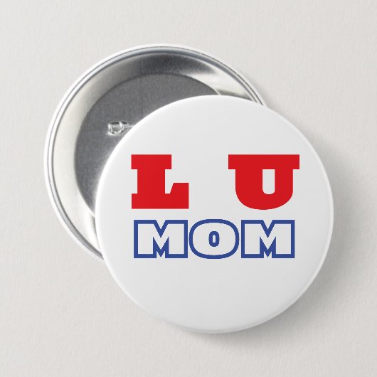 L U mam Ronde Button 7,6 Cm (Voorkant /achterkant)