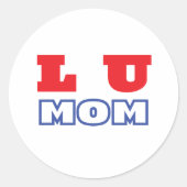 L U mam Ronde Sticker (Voorkant)