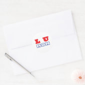 L U mam Ronde Sticker (Envelop)
