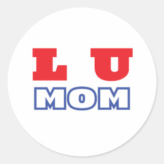 L U mam Ronde Sticker