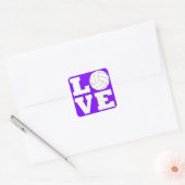L 🏐 VE Volleyball Love Square Stickers (Envelop)