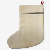 L voor het Monogram van het Alfabet van de Bloem Grote Kerstsok (Achterkant)