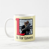 L voor Lovers Koffiemok (Links)