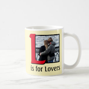 L voor Lovers Koffiemok