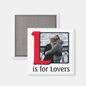 L voor Lovers Magneet (Voorkant / Achterkant)
