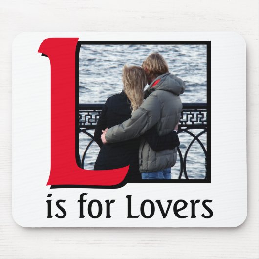 L voor Lovers Muismat (Voorkant)