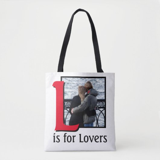 L voor Lovers Tote Bag (Voorkant)