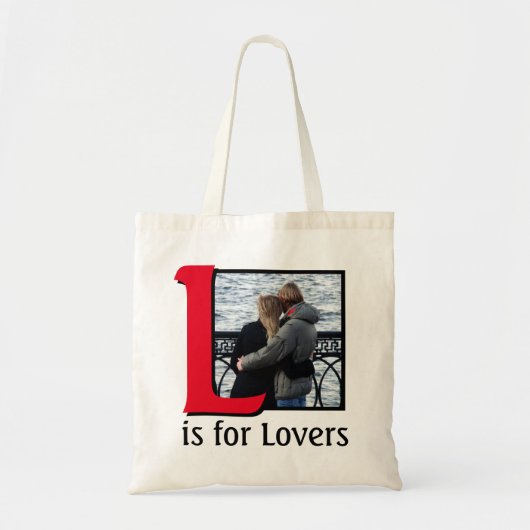 L voor Lovers Tote Bag (Voorkant)