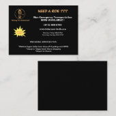 L.W.H. Eigenschappen, LLC-mailvlieger voor residen Notitiekaartje (Voorkant / Achterkant)