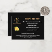 L.W.H. Eigenschappen, LLC-mailvlieger voor residen Notitiekaartje (Voorkant / Achterkant in situ)