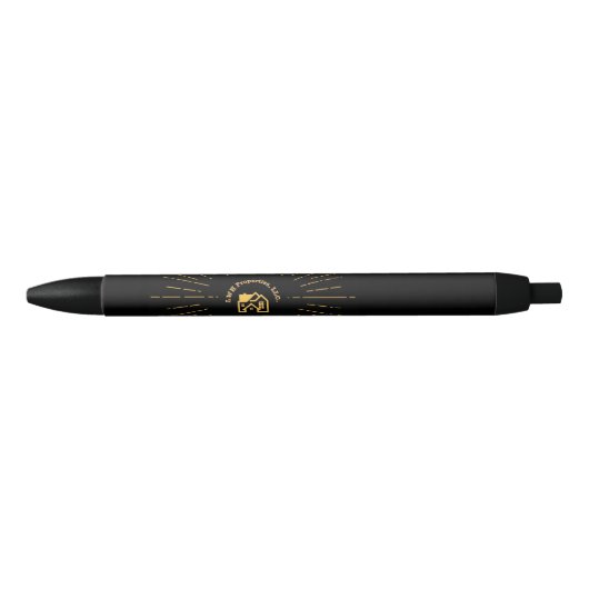 L.W.H. Properties Burst Logo Zwarte Inkt Pen (Voorkant)