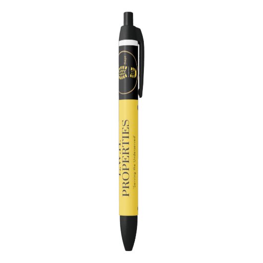 L.W.H. Properties, LLC. Transportation Zwarte Inkt Pen (Achterkant (Verticaal))