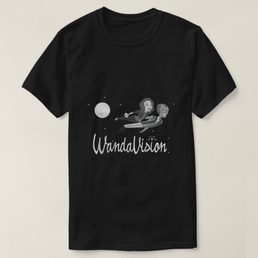 l WandaVision Wanda and Vision 60s Moonlight Fligh T-shirt (Design voorkant)