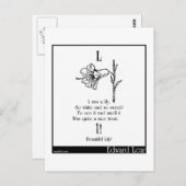 L was een leugenaar briefkaart (Voorkant / Achterkant)