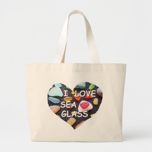 l ZEE GLAS Grote Tote Bag (Voorkant)