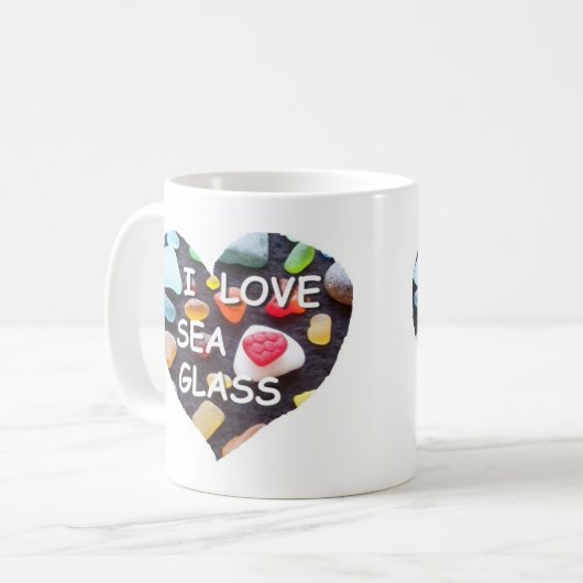 l ZEE GLAS Koffiemok (Voorkant links)