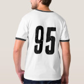 LA 95 Voor Achter Ringer T-shirt (Achterkant)