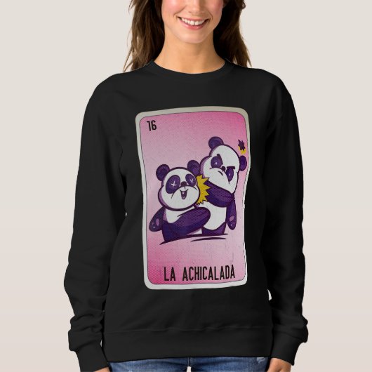 La Achicalada Mexican Slang Lottery Bingo Cards Trui (Voorkant)
