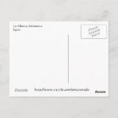 La Alberca, Salamanca Briefkaart (Achterkant)