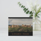 La Alhambra, Granada, Spanje Briefkaart (Staand voorkant)