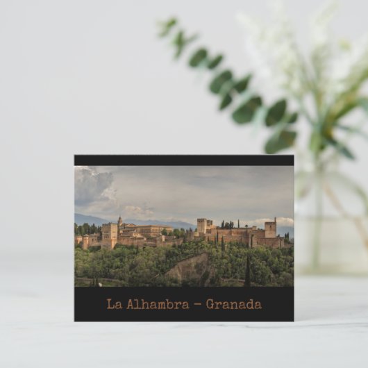 La Alhambra, Granada, Spanje Briefkaart (Staand voorkant)