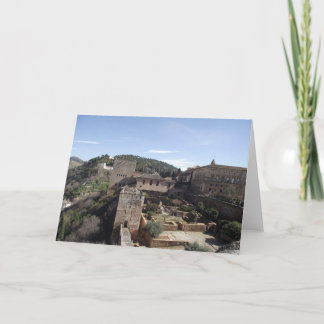 La Alhambra, Granada, Spanje Kaart