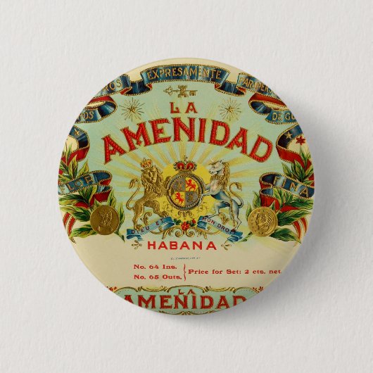 La Amenidad Cigars Ronde Button 5,7 Cm (Voorkant)