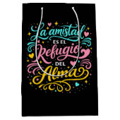 La amistad es el refugio del alma medium cadeauzakje (Voorkant)