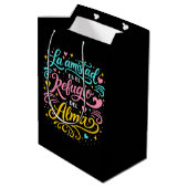 La amistad es el refugio del alma medium cadeauzakje (Achterkant Gekanteld)