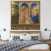 La Anunciación door Fra Beato Angelico Canvas Afdruk (Insitu (Slaapkamer))