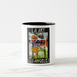 LA Art2 Coffee-Mok Tweekleurige Koffiemok