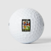 LA Art2 Golf Ball Golfballen (Voorkant)