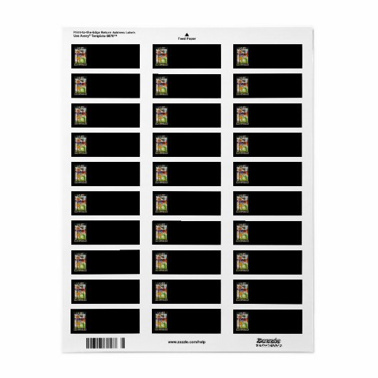 LA Art2 Return Address label (Full Sheet)