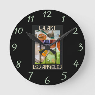 LA Art2-wandklok Ronde Klok
