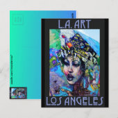 LA Art Briefkaart (Voorkant / Achterkant)