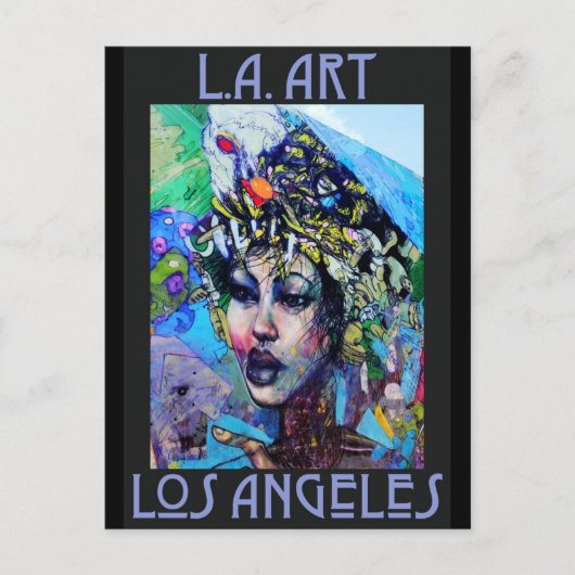 LA Art Briefkaart (Voorkant)