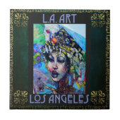 LA Art Ceramic Tegel Tegeltje (Voorkant)