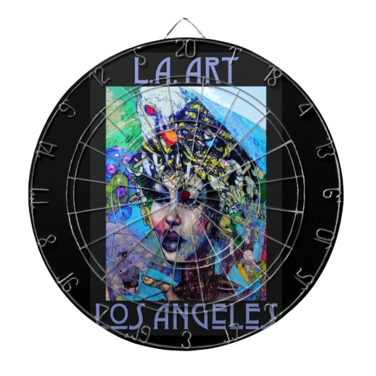 LA Art Dart Board Dartbord (Voorkant)