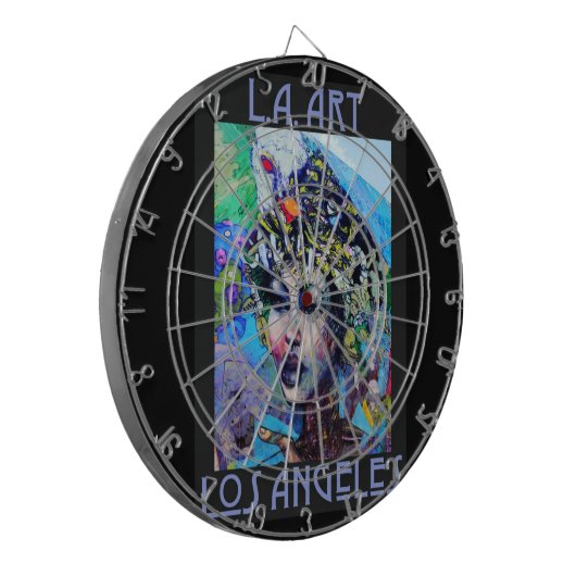 LA Art Dart Board Dartbord (Voorkant Links)