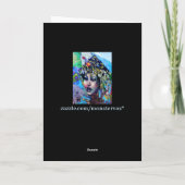 LA Art Wenskaart Kaart (Achterkant)