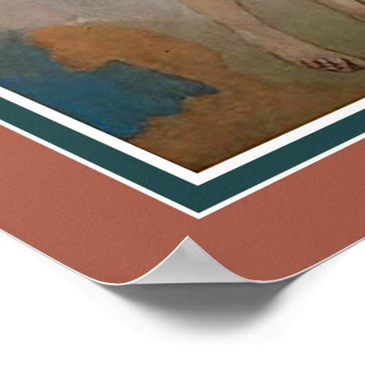 La Baigneuse, Deauville ca 1920 Poster (Hoek)